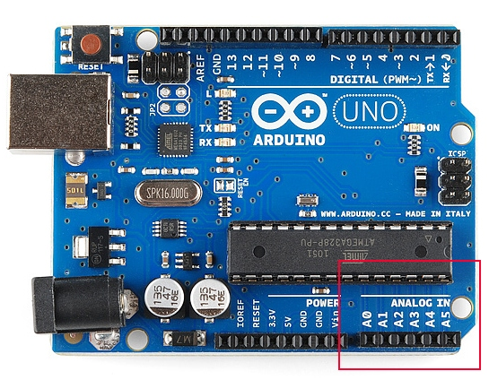 Arduino Analog Pinler